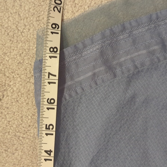 BCBGMaxAzria 3/4 bell sleeve lace tunic blue medium - Picture 8 of 9